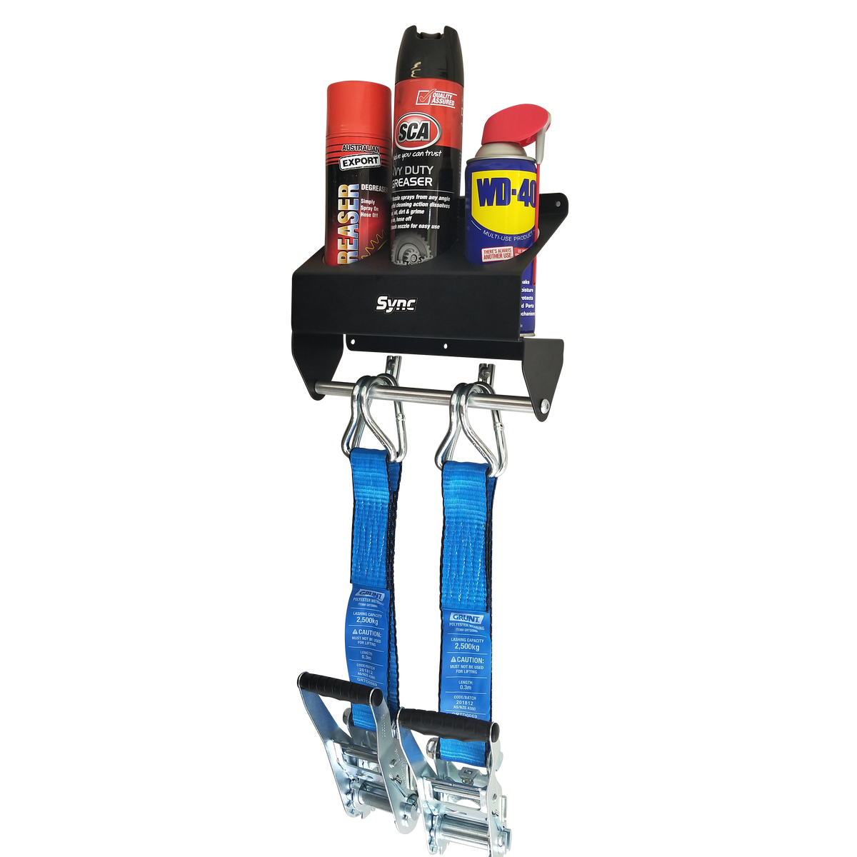 RATCHET STRAP / CAN HOLDER COMBINATION Sync Industries