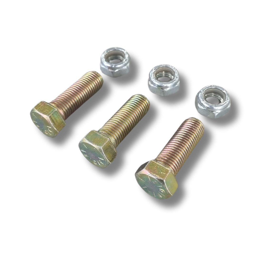 FRONT RADIUS ROD TO FRONT AXLE BOLT KIT - STEEL