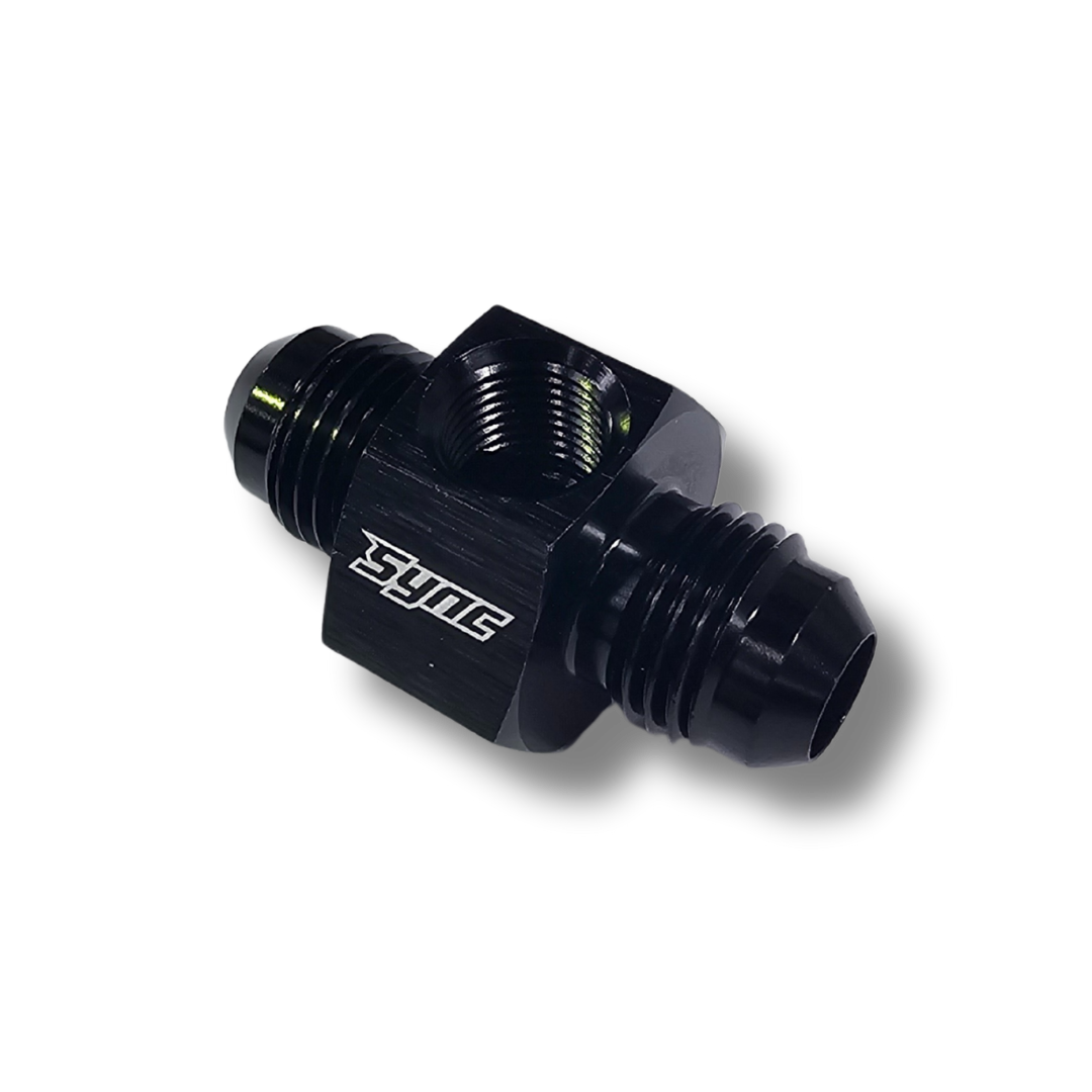 ADAPTOR -6AN MALE TO -6AN MALE WITH 1/8" NPT