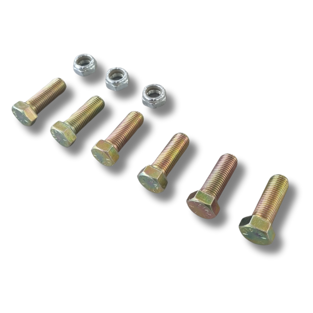 FRONT RADIUS ROD FULL BOLT KIT - STEEL