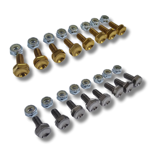 FRONT WHEEL CENTRE FASTENER KIT - TITANIUM
