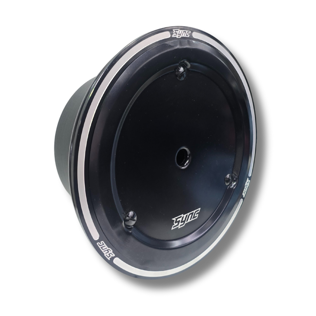 WHEEL HALF - WITH BEADLOCK & MUDCOVER BLACK