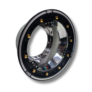 WHEEL HALF - WITH BEADLOCK & MUDCOVER POLISHED