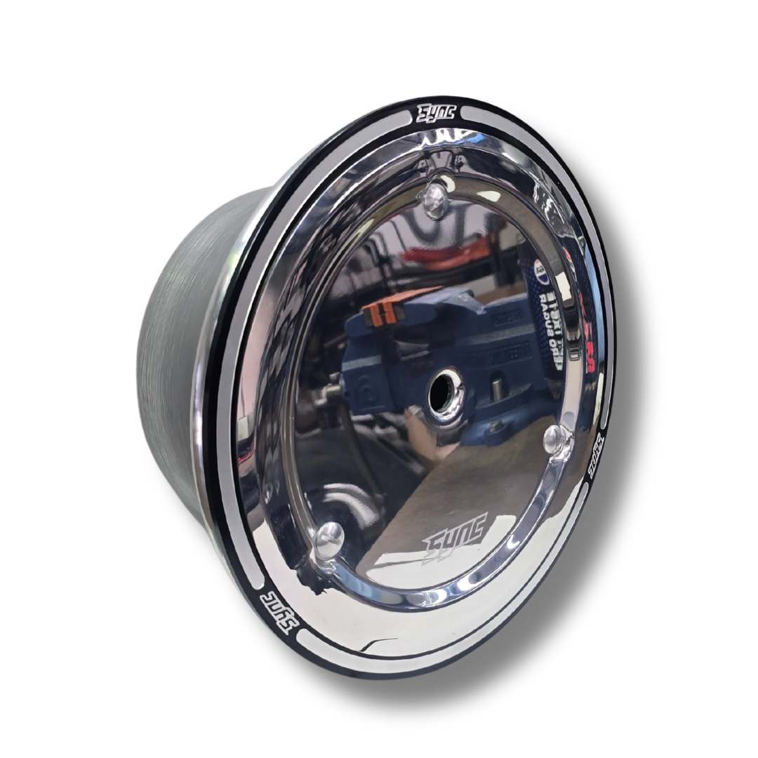 WHEEL HALF - WITH BEADLOCK & MUDCOVER POLISHED